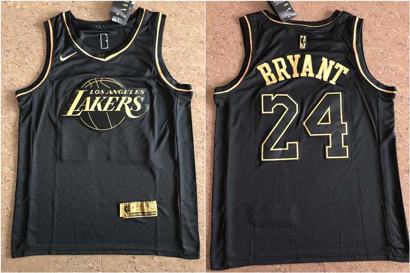 Lakers 24 Kobe Bryant Black Gold Nike Swingman Jersey,We sell and wholesale Lakers 24 Kobe Bryant Black Gold Nike Swingman Jersey on line form chian!